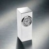 Silver Plated Tower Desk Clock