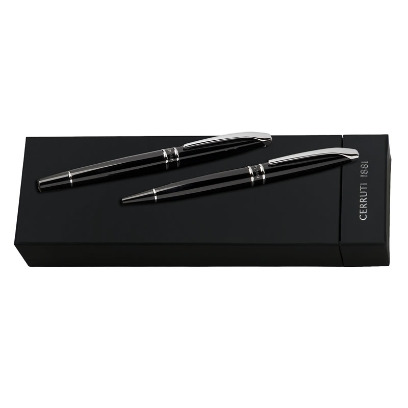 Cerruti 1881 Silver Clip Pen Set - Business Gifts Supplier
